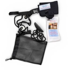 Knee Exerciser Pro Knee Pulley Mobility System TKA ACL Surgery Recovery Black